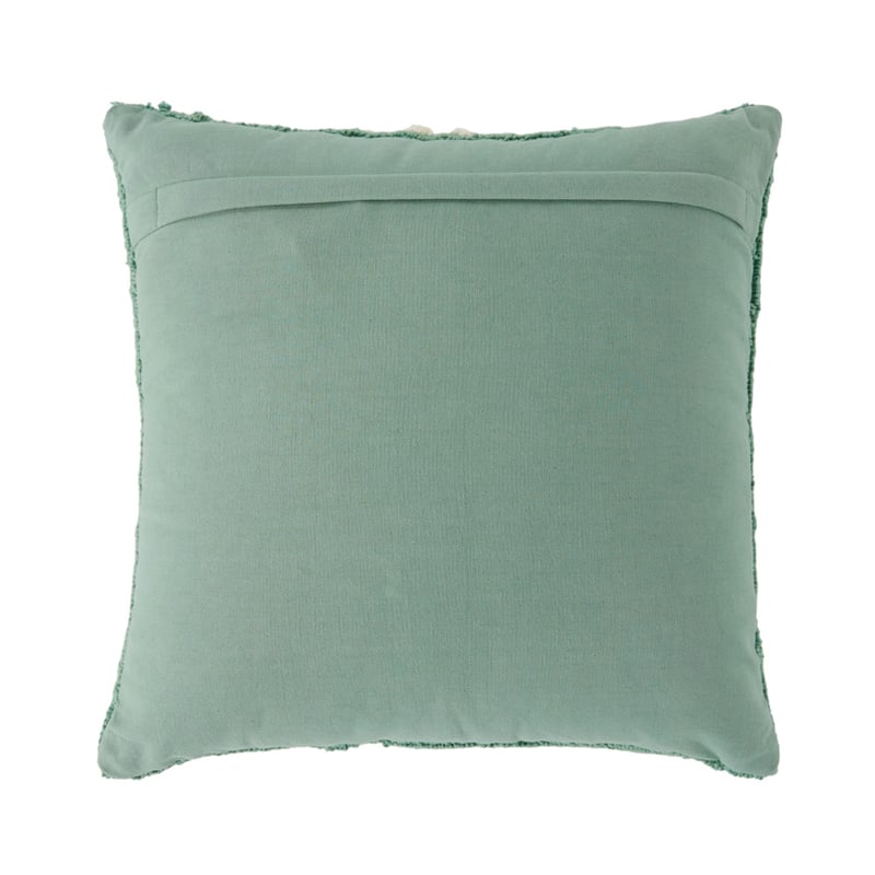 Palm Leaf Green & Natural Cushion