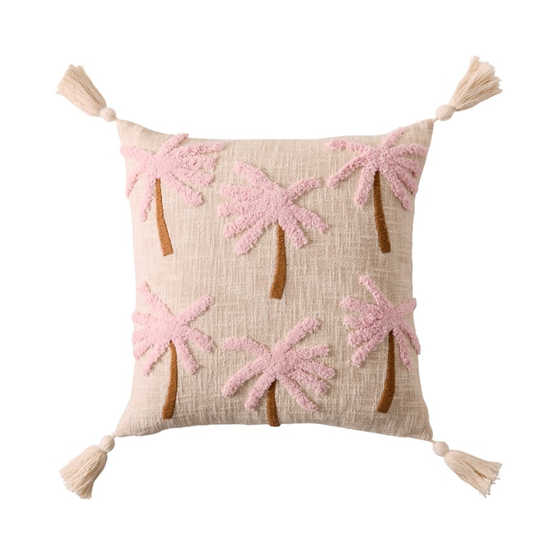 Palm Pink Tufted Cushion