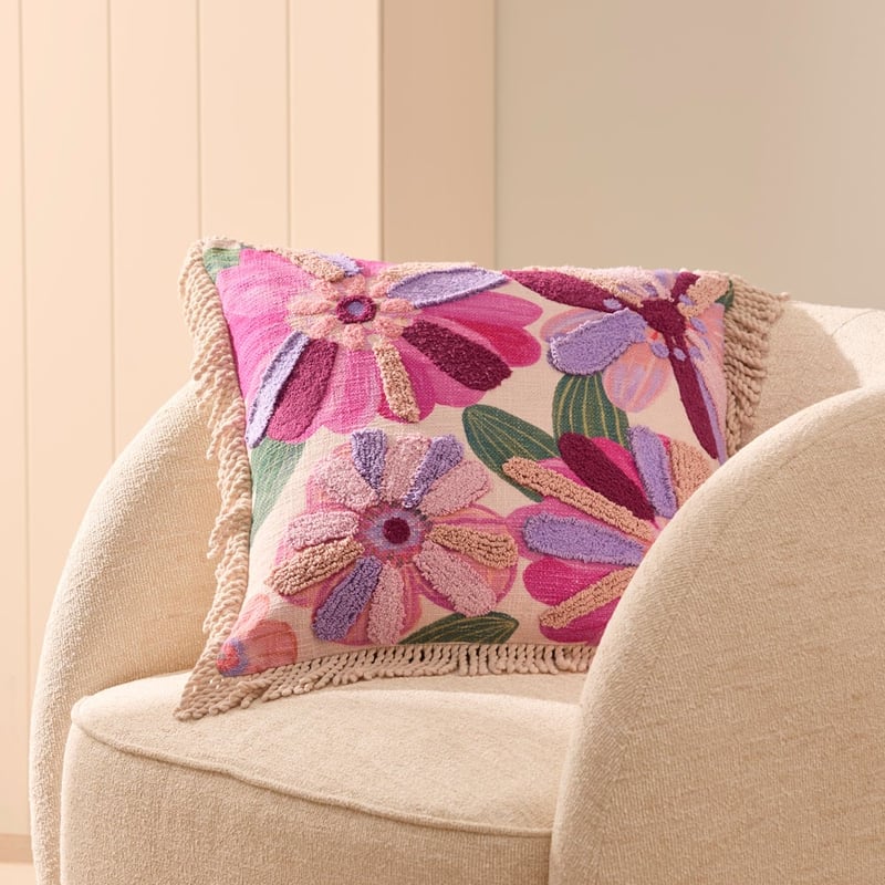 Lorea Berries Tufted Cushion