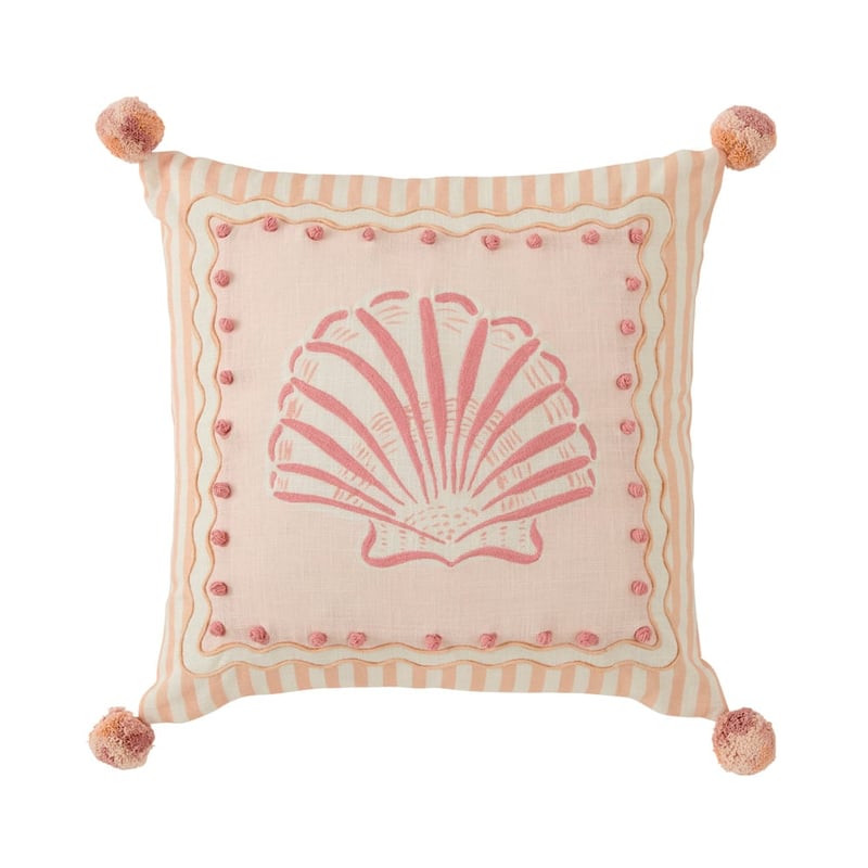 Montie Pinks & White Cushion