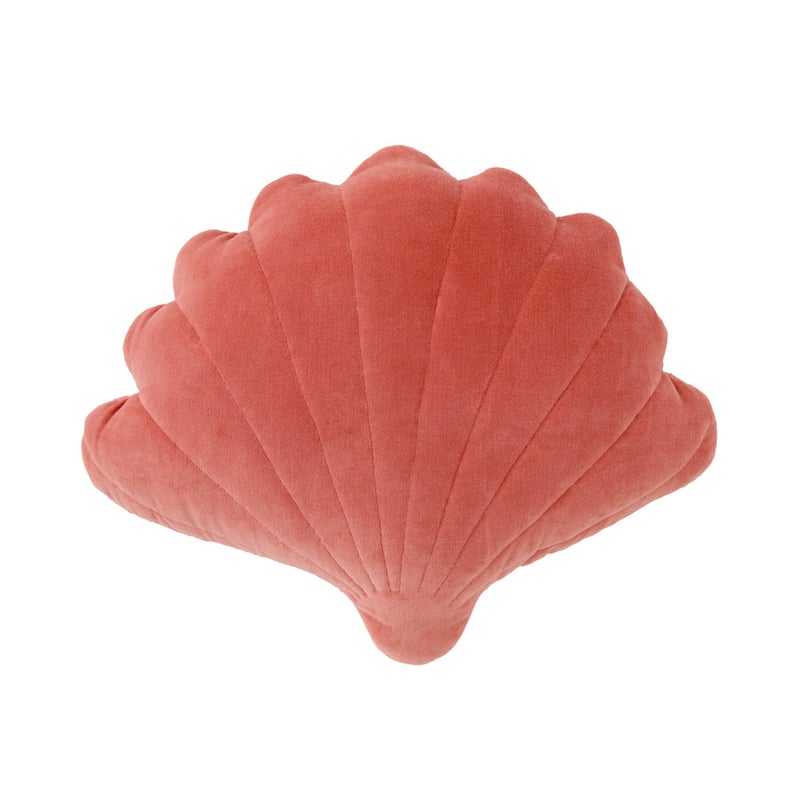 Shell Pink Velvet Cushion