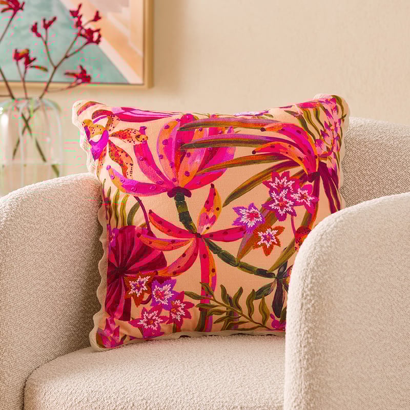 Fruit Fiesta Apricot Cushion