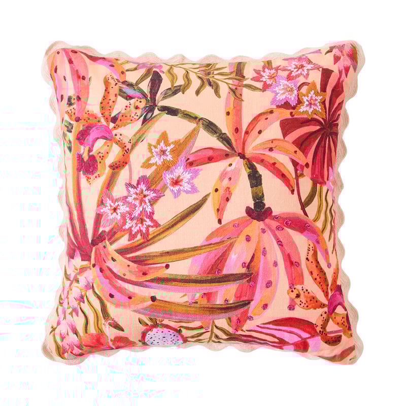 Fruit Fiesta Apricot Cushion