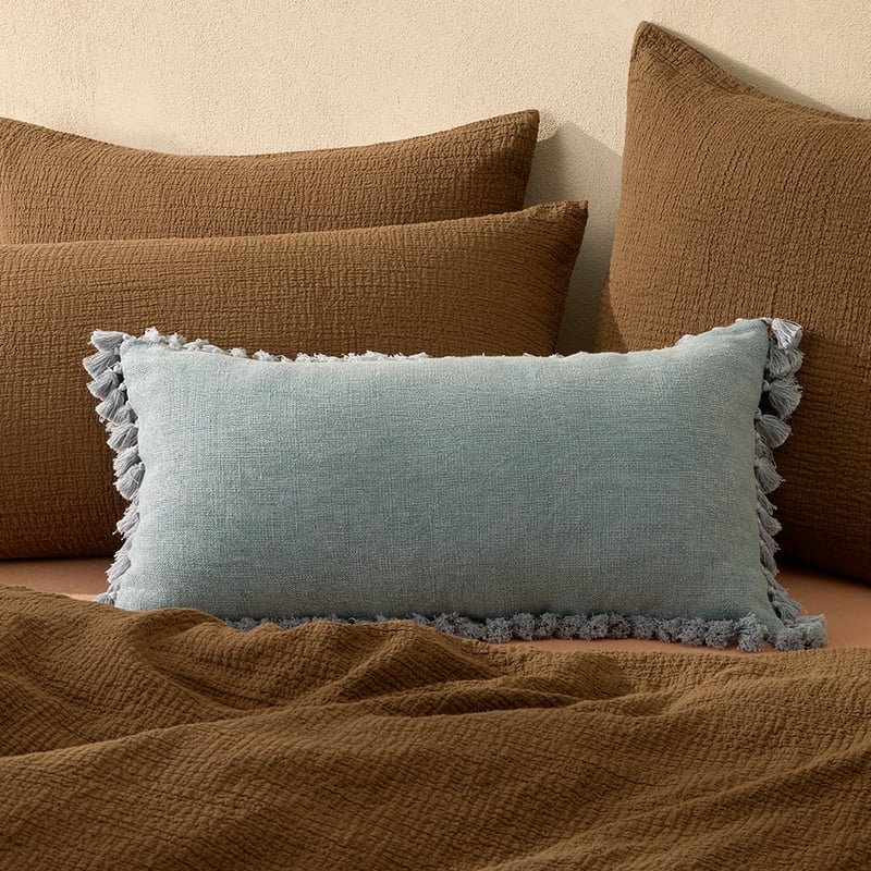 Yuri Blue Long Cushion