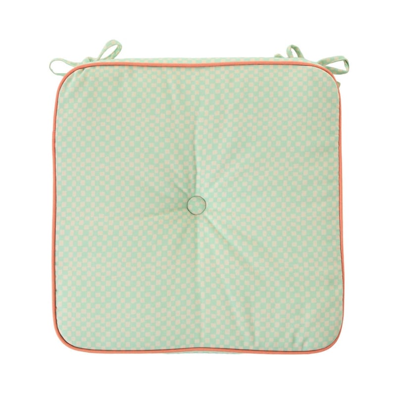 Aqua Check Outdoor Chair Pad