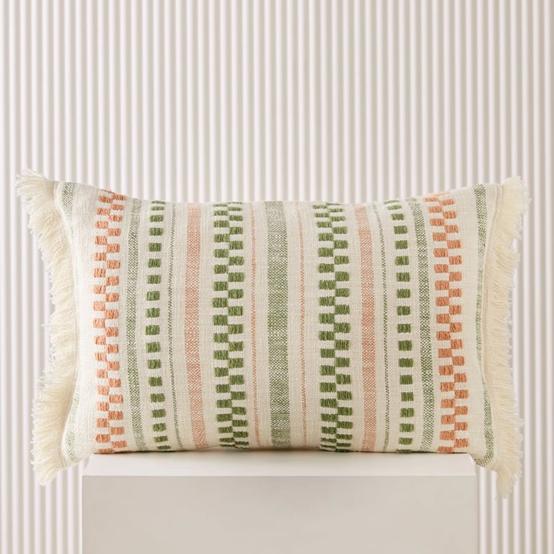 Gabi Green & Clay Cushion
