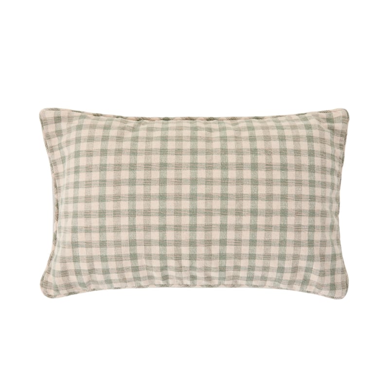Hinton Lily Pad Gingham Cushion
