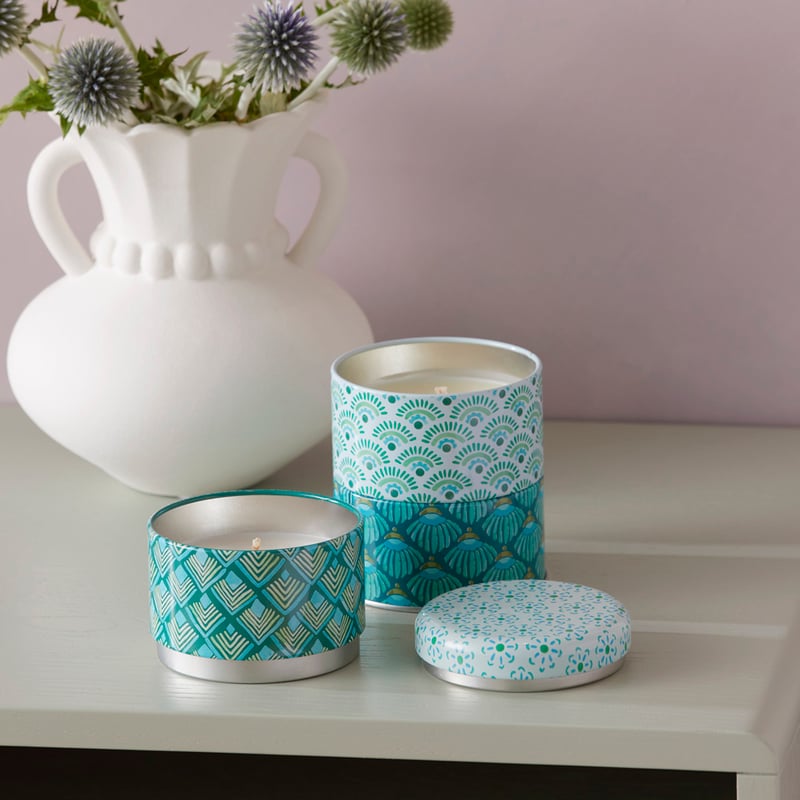 Boheme Green Stacker Candle 450g