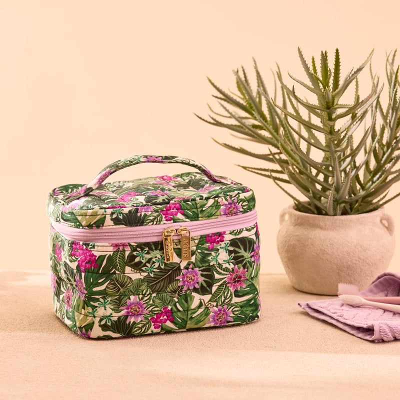 Passion Flower Toiletry Bag