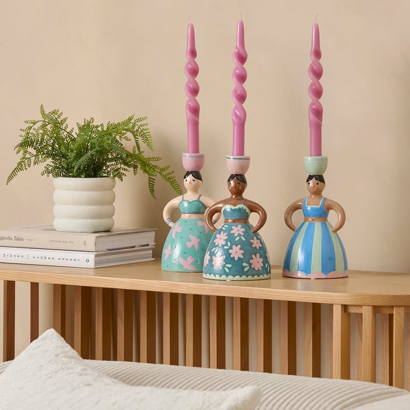 Spanish Lady Birds Candleholder