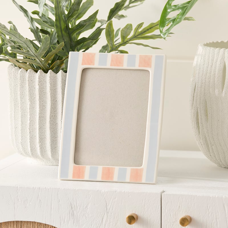Luna Broad Stripe Photo Frame