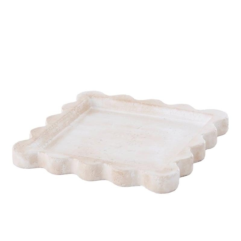 Petra Natural Scallop Tray