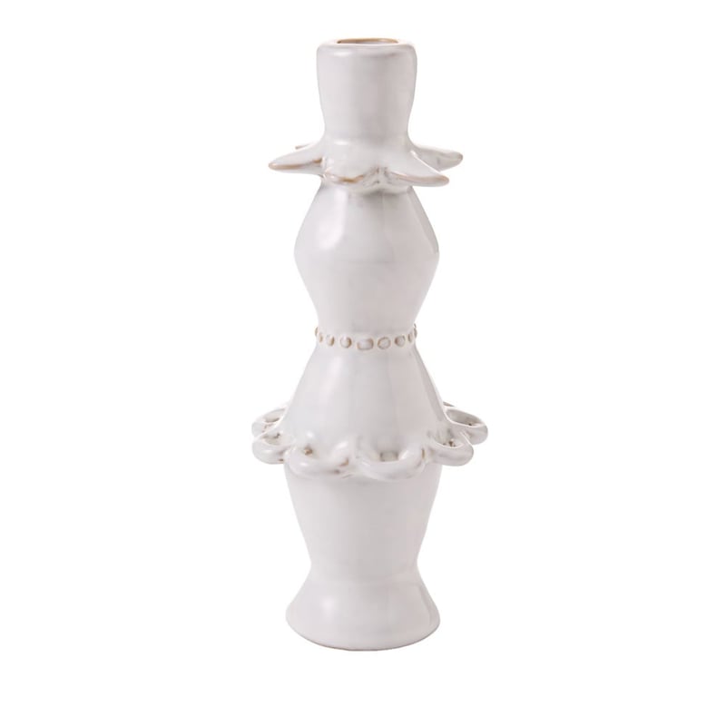 Lucia White Candleholder