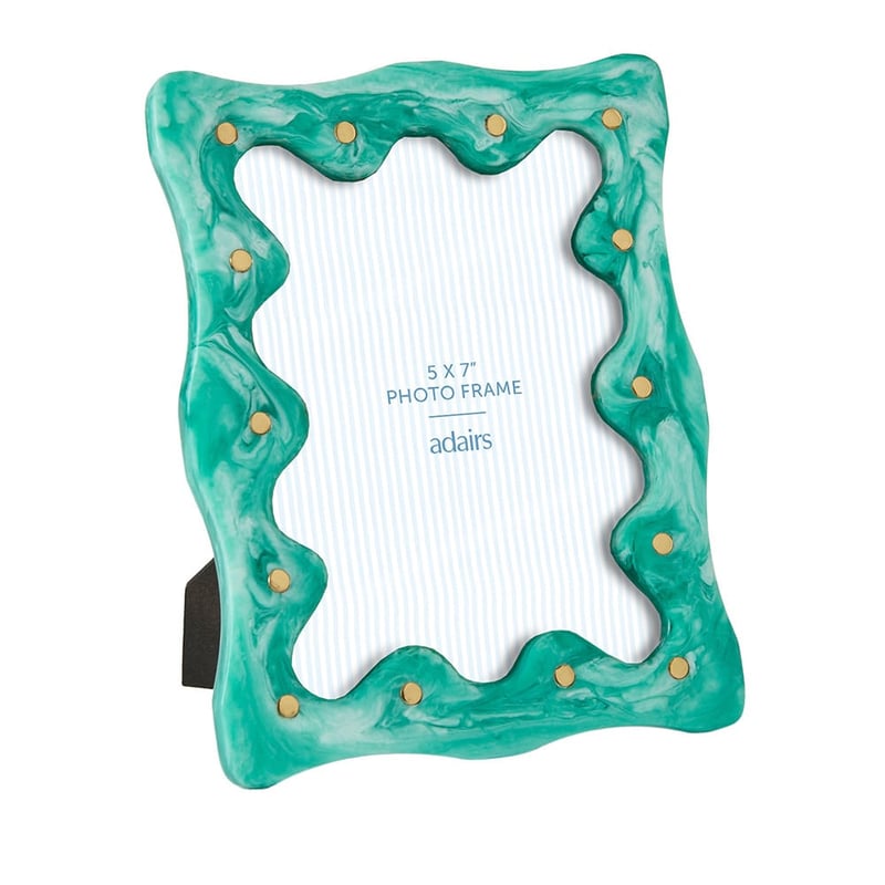Miro Turquoise Wave Resin Frame