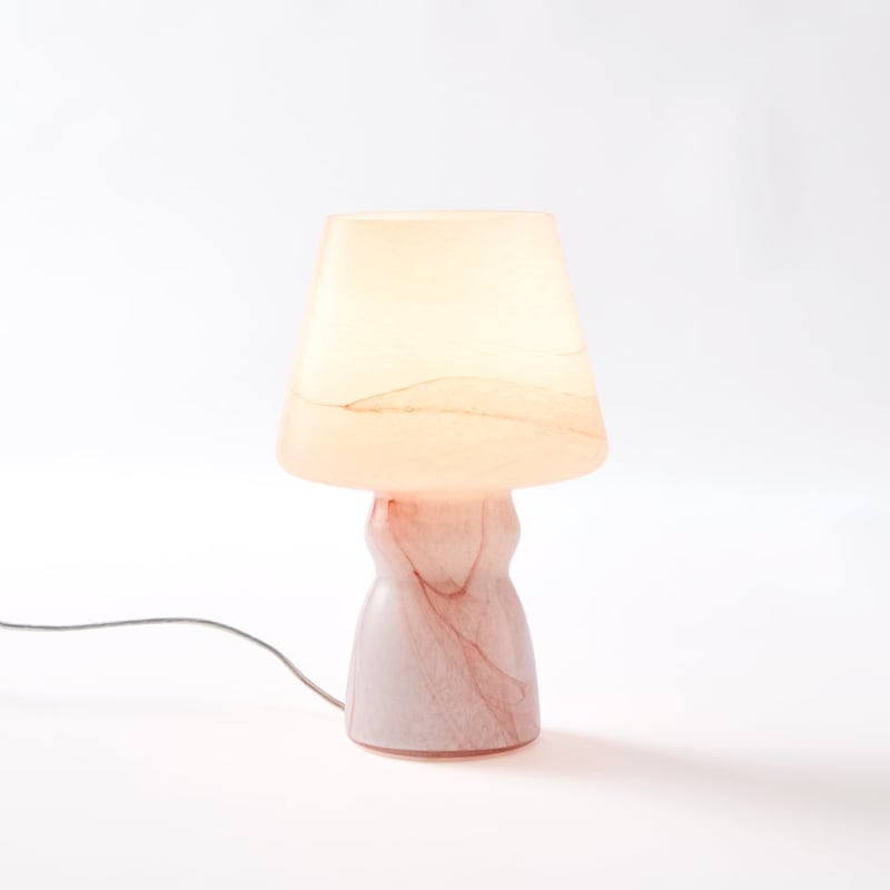 Gigi Blush Swirl Table Light