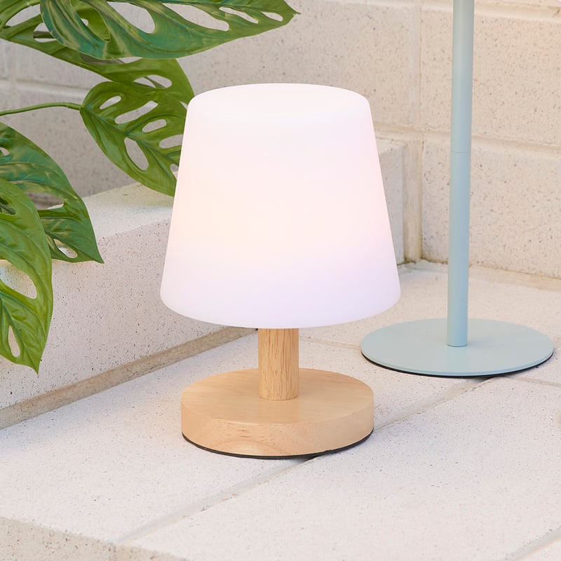 Lorne Timber Indoor & Outdoor Table Light