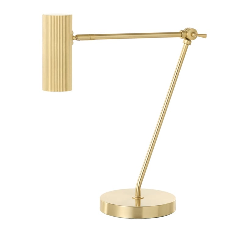 Fergie Brushed Brass Table Light