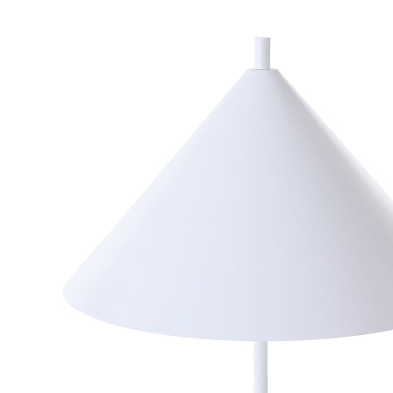 Hariette White Matte Floor Light