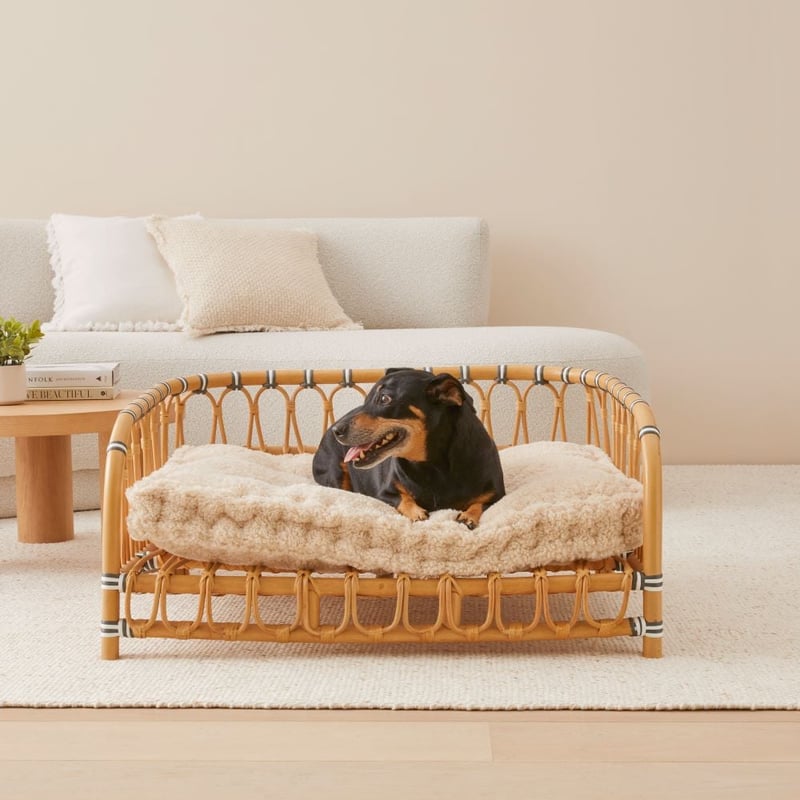 Oasis Natural Sherpa Pet Bed Cushion