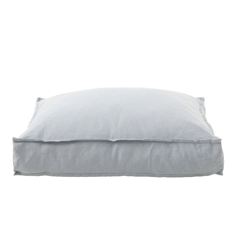 Belgian Light Denim Linen Pet Bed