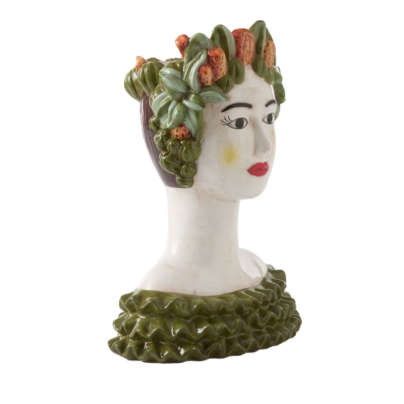 Mondello Olive Cactus Head Vase