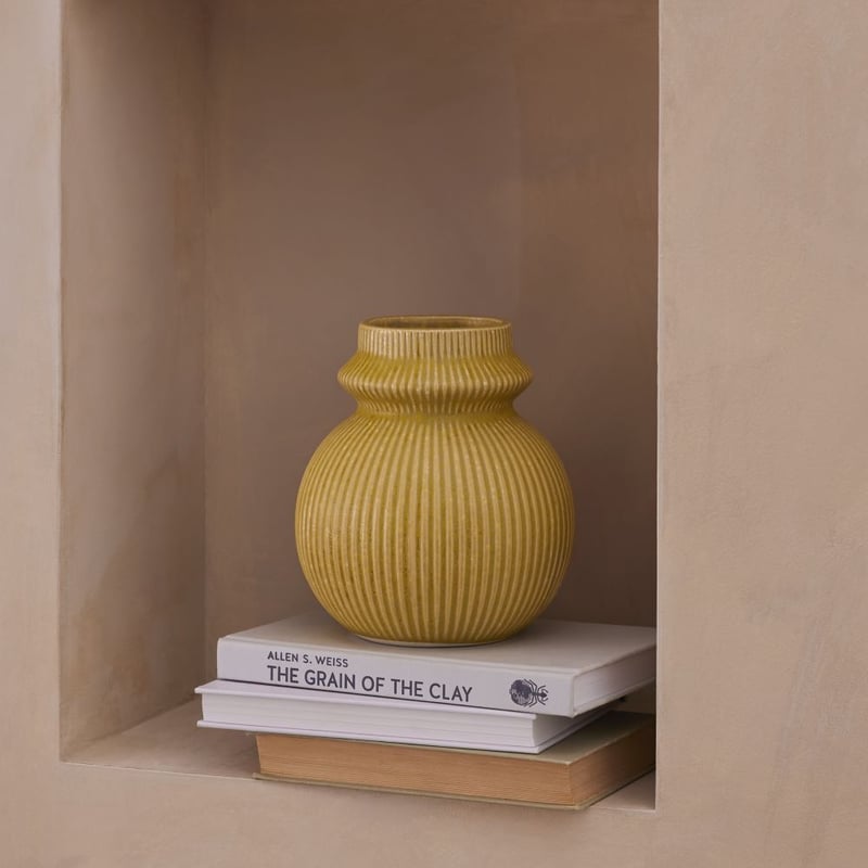 Citron Yellow Vase