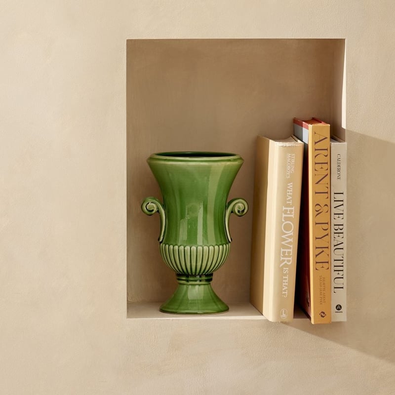 Toulouse Green Small Urn