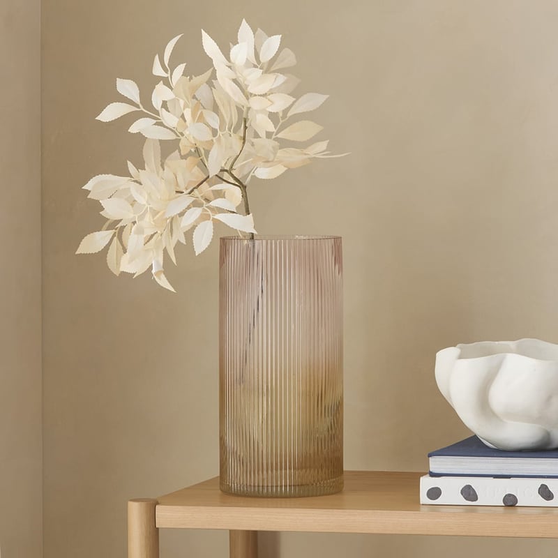 Genoa Gold & Pink Tall Vase