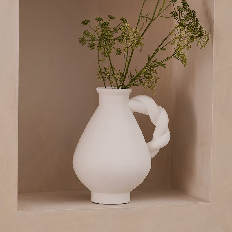 Albus Vase White