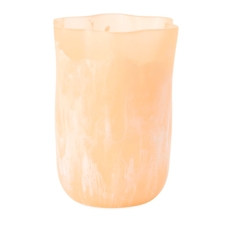 Dahlia Peach Resin Vase