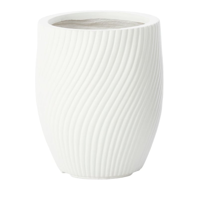 Burleigh White Twist Pot