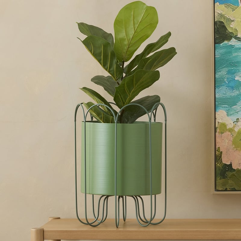 Colombo Light Green & Dark Green Plant Stand