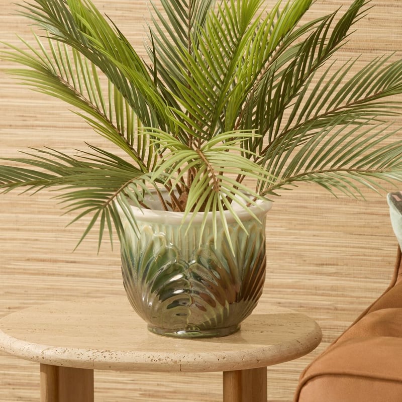 Lilah Gradient Green Leaf Pot
