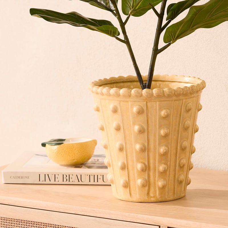 Alba Yellow Pot