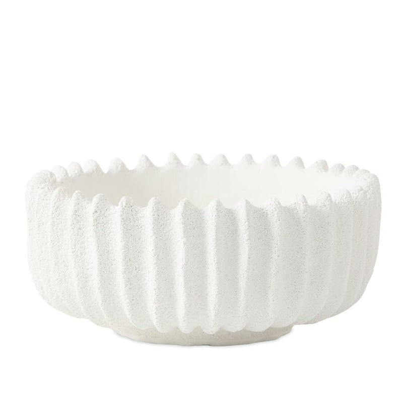 Coastal Ridge Off White Bowl