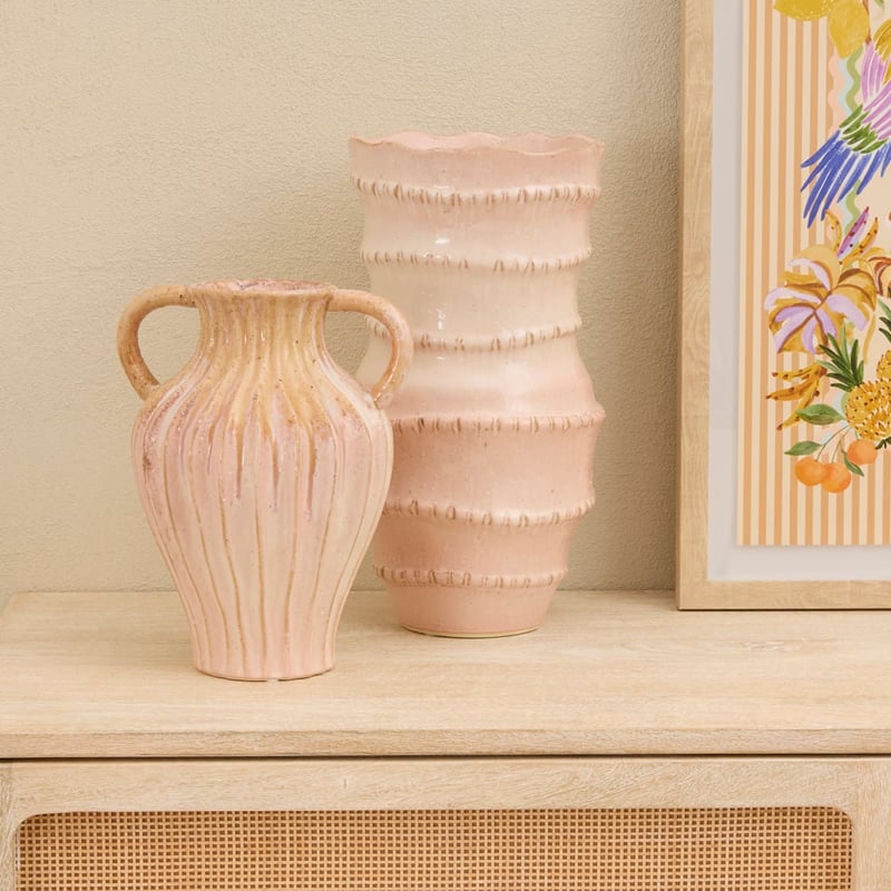 Alegra Pink Tall Vase