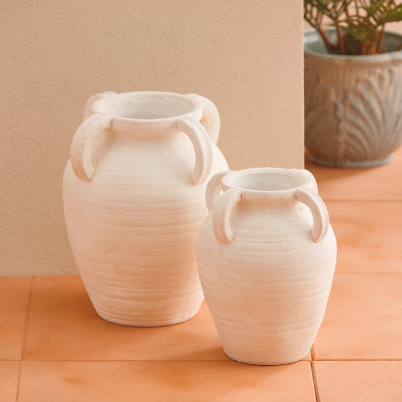 Fira White Vase