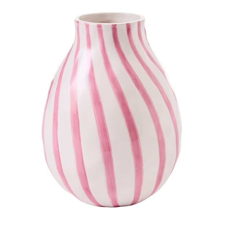 Lola Pink Stripe Vase