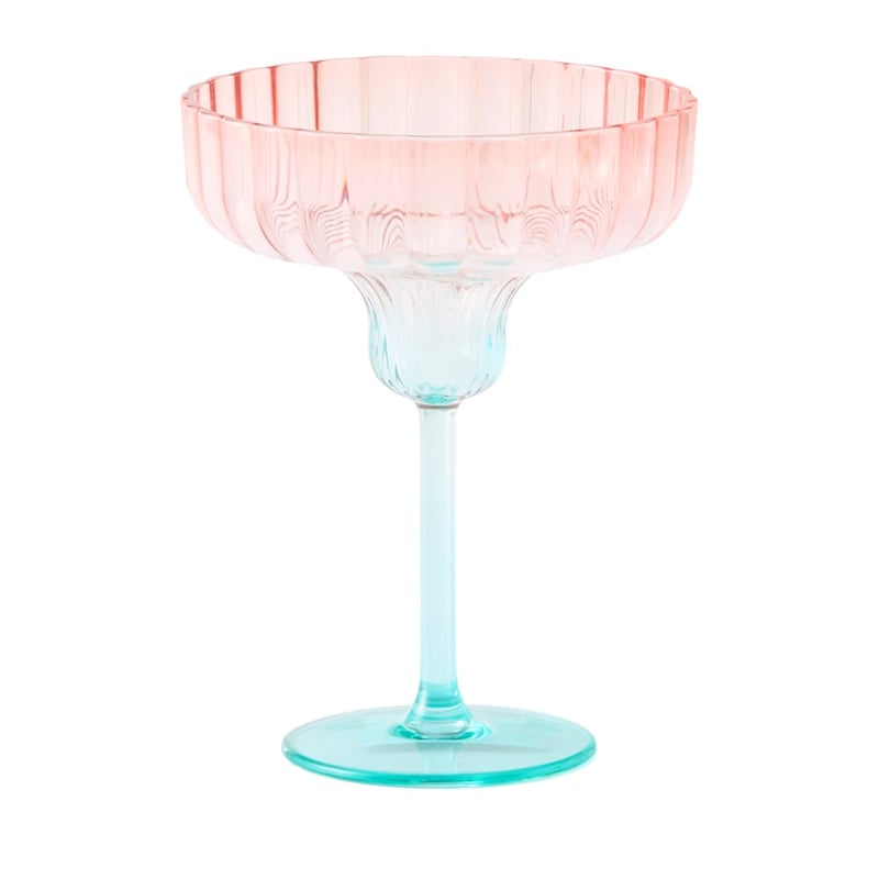 Positano Blue & Pink Cocktail Glass