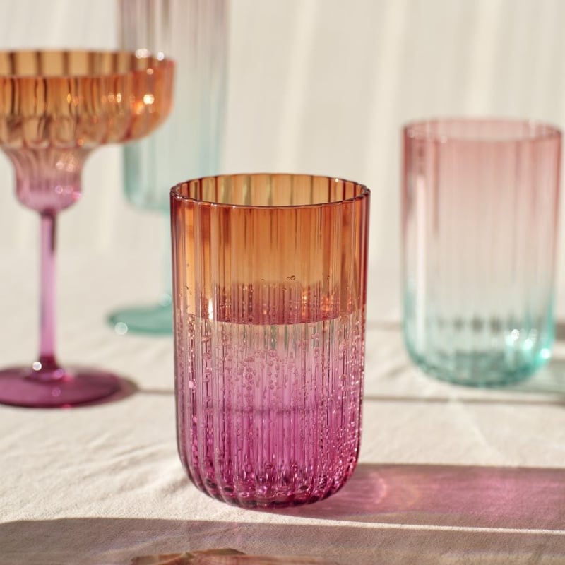 Positano Purple & Orange Tumbler