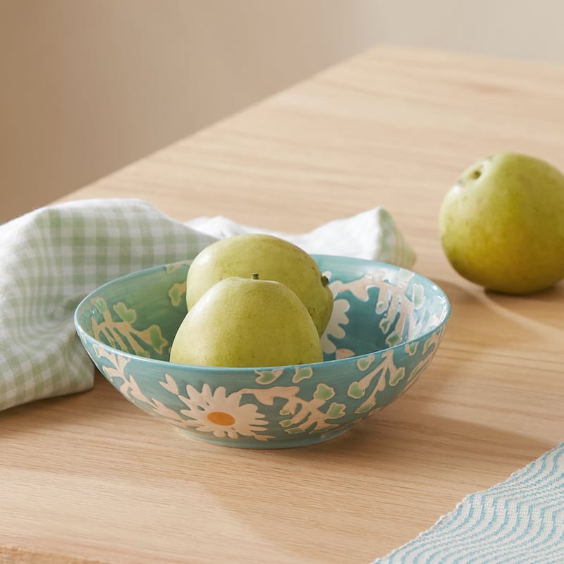 Fiore Teal Bowl