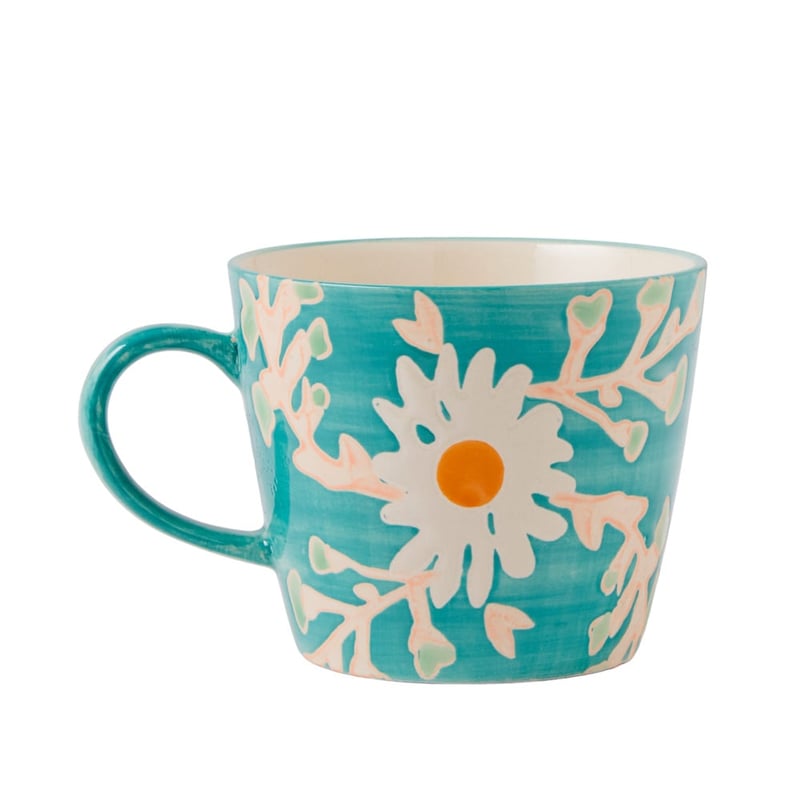 Fiore Teal Mug
