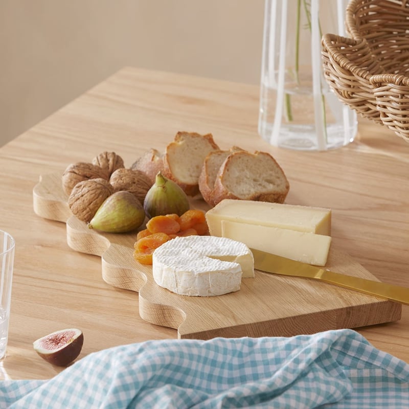 Wave Natural Oak Food Board