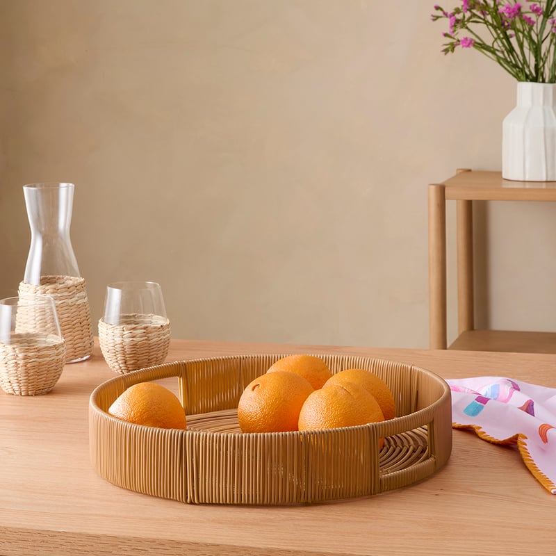 Miro Natural Round Tray