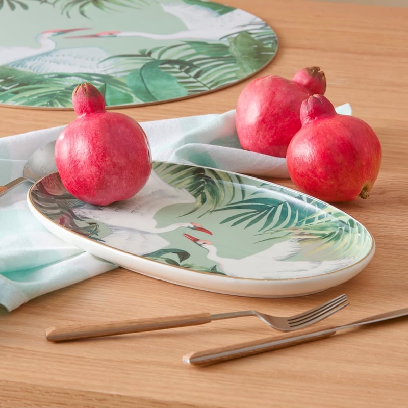 Margot Sage Oval Platter