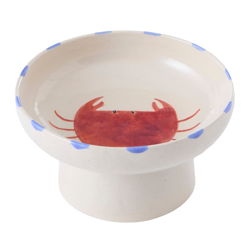 Under The Sea Crab Footed Serving Bowl