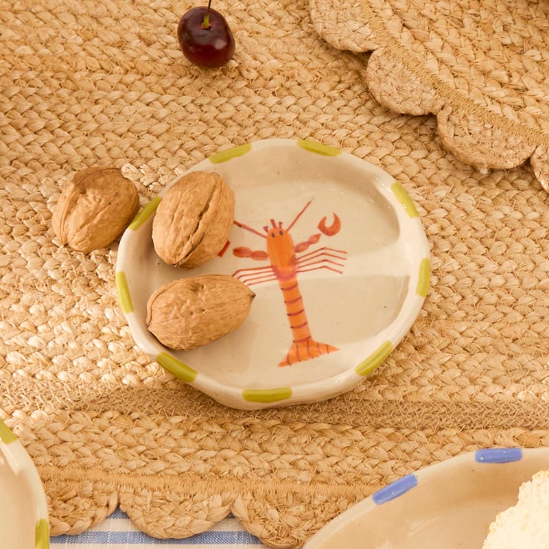 Under The Sea Lobster Side Plate
