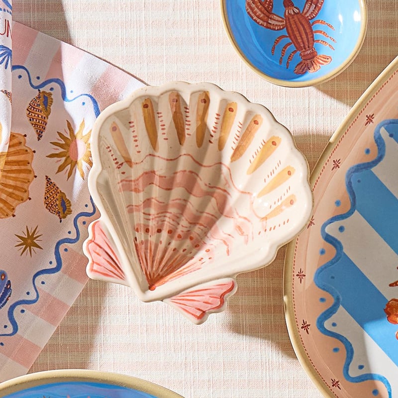 La Sirena Shell Melamine Clam Dish