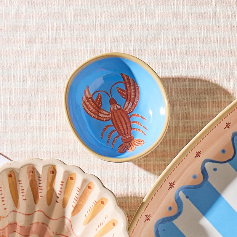 La Sirena Lobster Melamine Dip Bowl