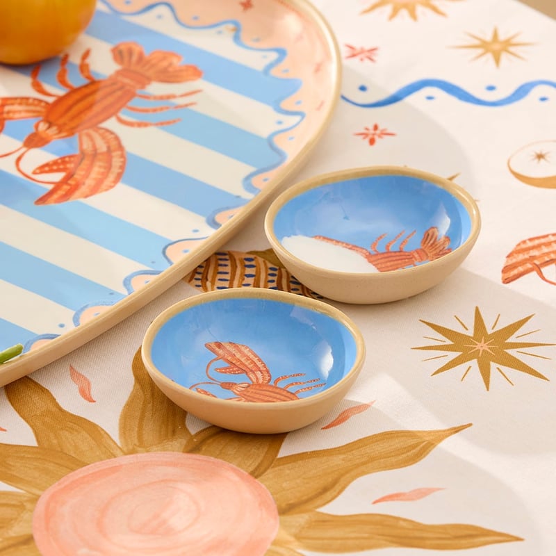 La Sirena Lobster Melamine Dip Bowl